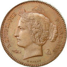 Coin, France, Essai-Piéfort Concours de Rogat, 10 Centimes, 1848, MS(60-62)