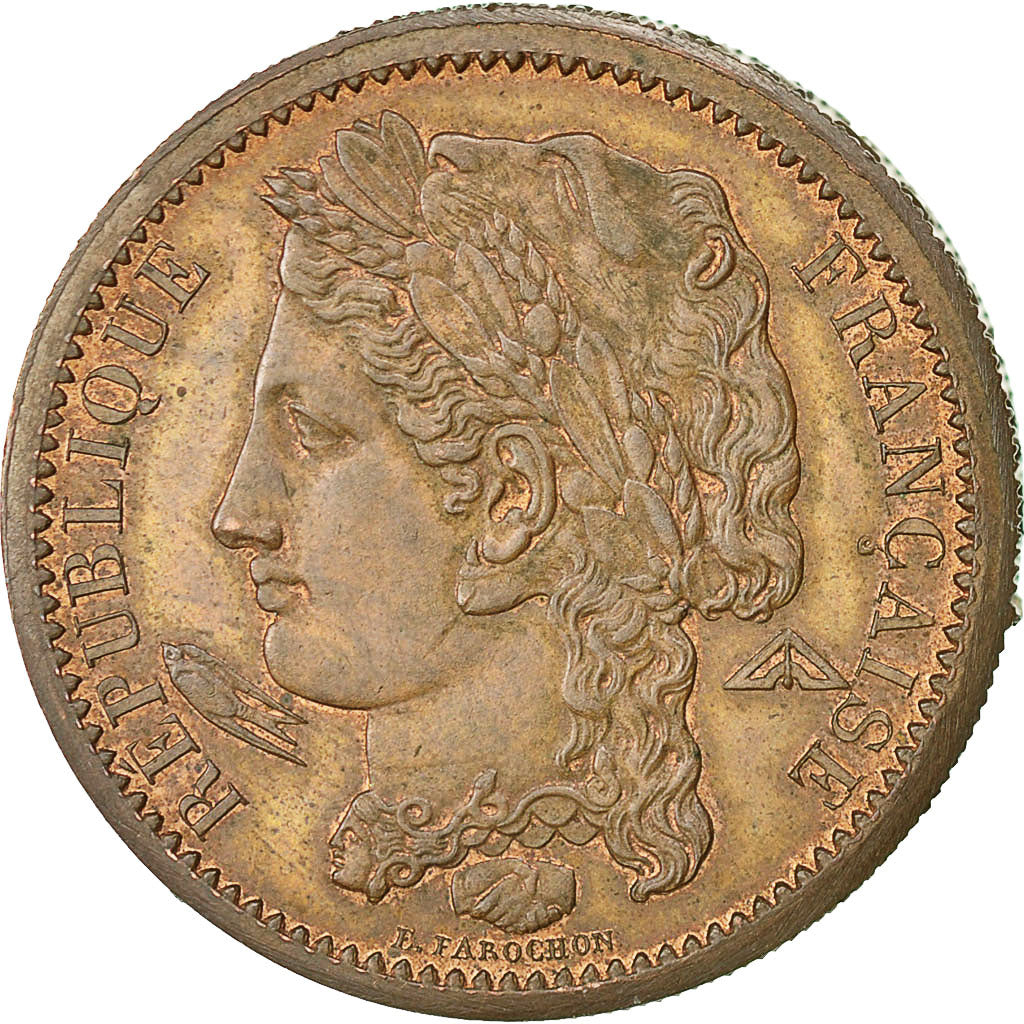 Munten, Frankrijk, Essai-Piéfort Concours de Farochon, 10 Centimes, 1848, PR