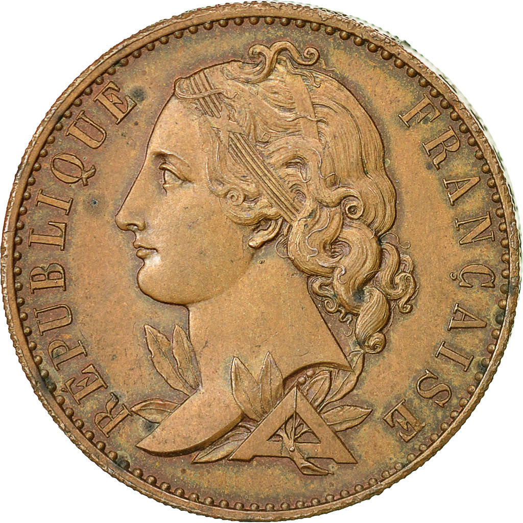 Monnaie, France, Essai-Piéfort Concours de Magniadas, 10 Centimes, 1848, SUP