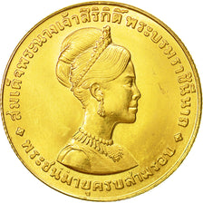 Münze, Thailand, Rama IX, 600 Baht, 1968, UNZ, Gold, KM:90