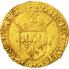 Moneda, Francia, François Ier, Ecu d'or, Lyons, MBC, Oro, Duplessy:775