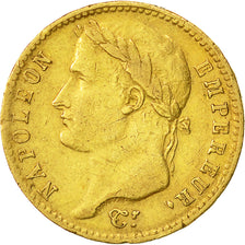 Munten, Frankrijk, Napoléon I, 20 Francs, 1809, Bordeaux, ZF, Goud, KM:695.4