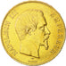 Moneda, Francia, Napoleon III, Napoléon III, 100 Francs, 1855, Paris, MBC, Oro