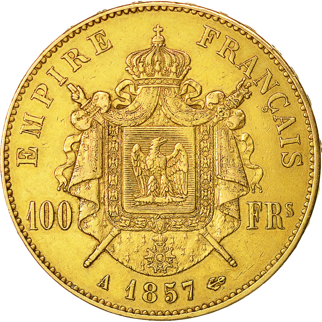 Münze, Frankreich, Napoleon III, Napoléon III, 100 Francs, 1857, Paris, SS