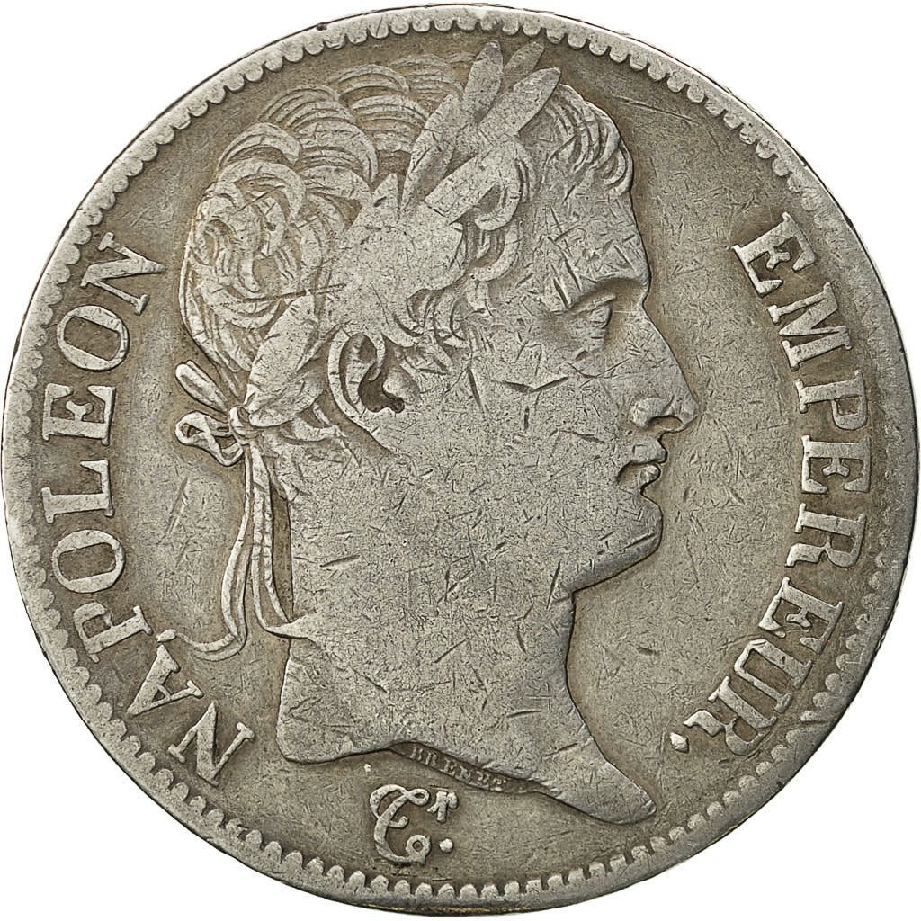 Coin, France, Napoléon I, 5 Francs, 1812, Paris, VF(30-35), Silver, KM:694.1