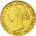 Monnaie, Australie, Victoria, Sovereign, 1867, Sydney, TB, Or, KM:4