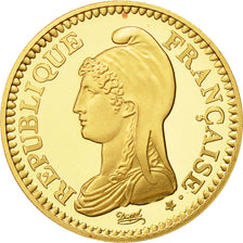 Coin, France, République, Franc, 1992, MS(63), Gold, KM:1004.1a