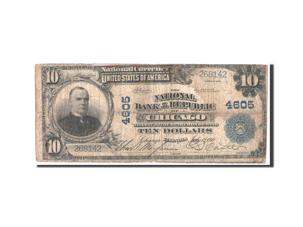 Stati Uniti, 10 Dollars, 1911, 14.7.1911, B+