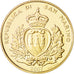 Coin, San Marino, 2 Scudi, 2007, Rome, MS(65-70), Gold, KM:347