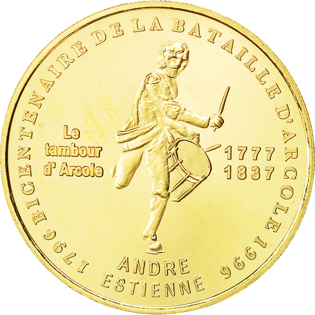 France, 450 Euros, Cadenet, 1996, MS(65-70), Gold