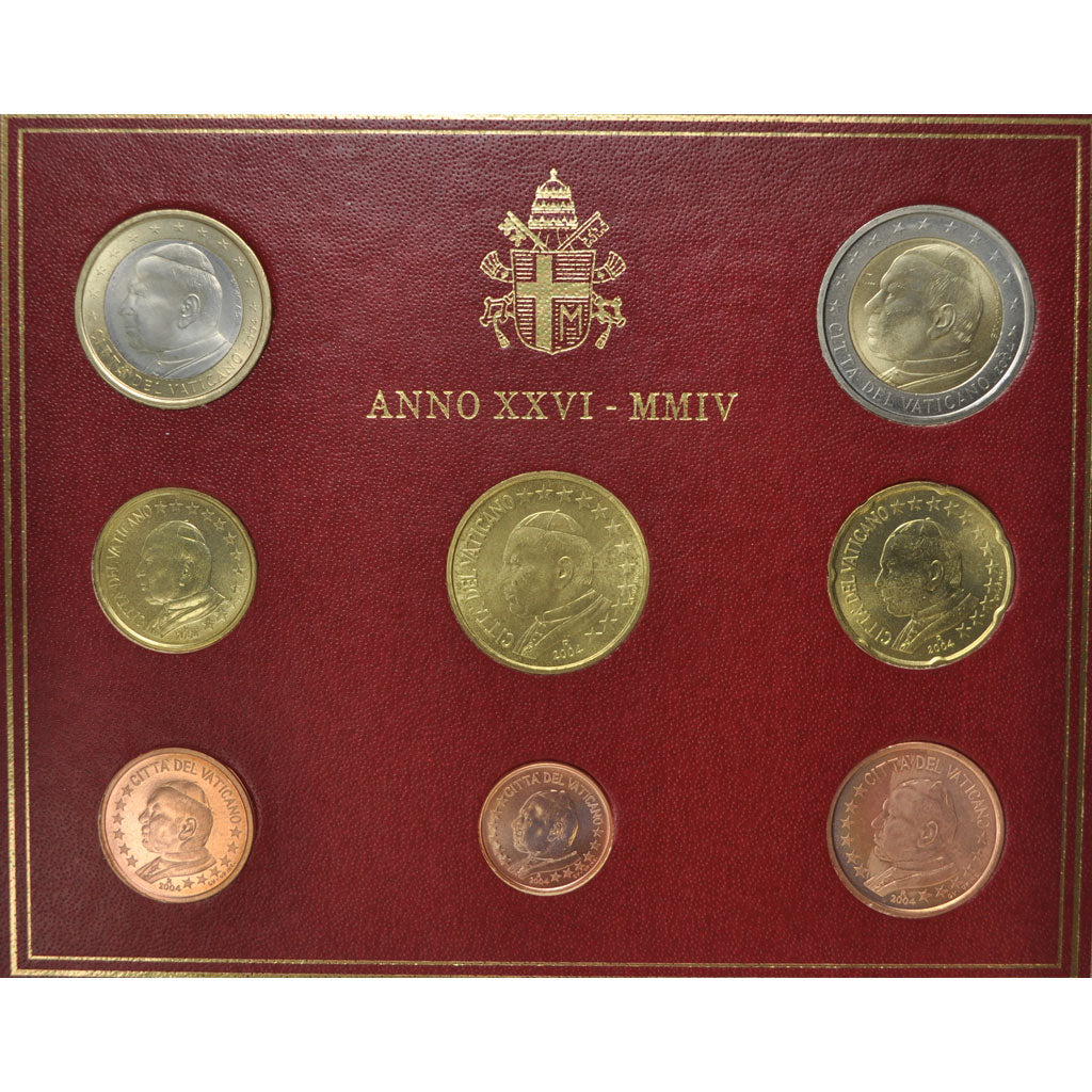Vatican, Set, Jean-Paul II, 2004, MS(65-70)
