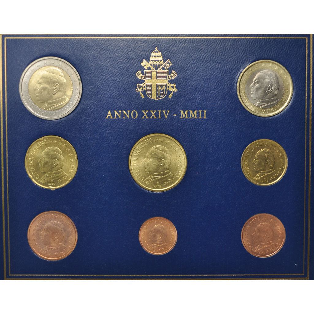 Vatican, Set, Jean-Paul II, 2002, MS(65-70)