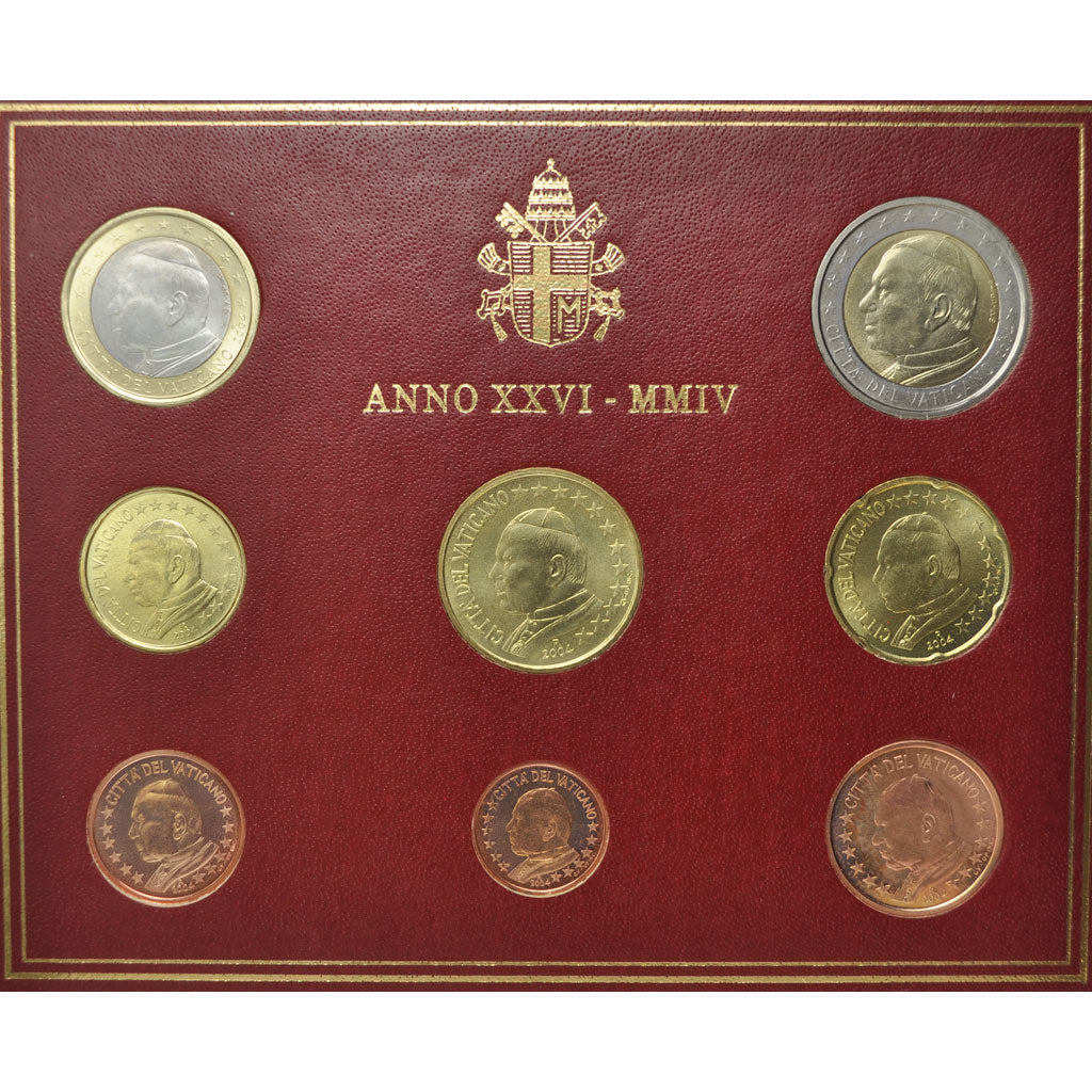 Vatican, Set, Jean-Paul II, 2004, MS(65-70)