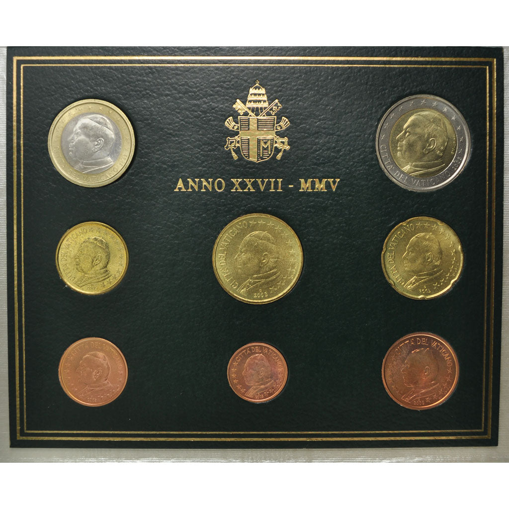Vatican, Set, Jean-Paul II, 2005, MS(65-70)