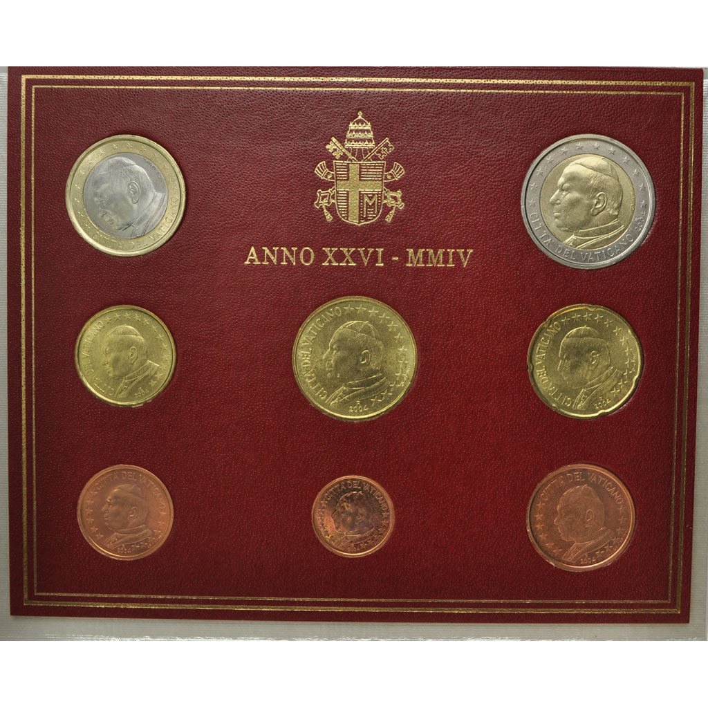 Vaticano, Set, Jean-Paul II, 2004, FDC, N.C.