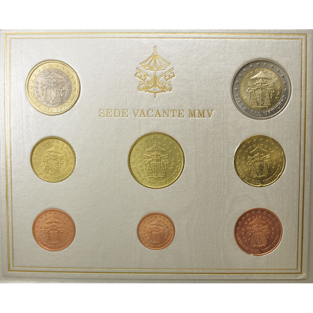 Vatican, Set, Siège Vacant, 2005, MS(65-70)