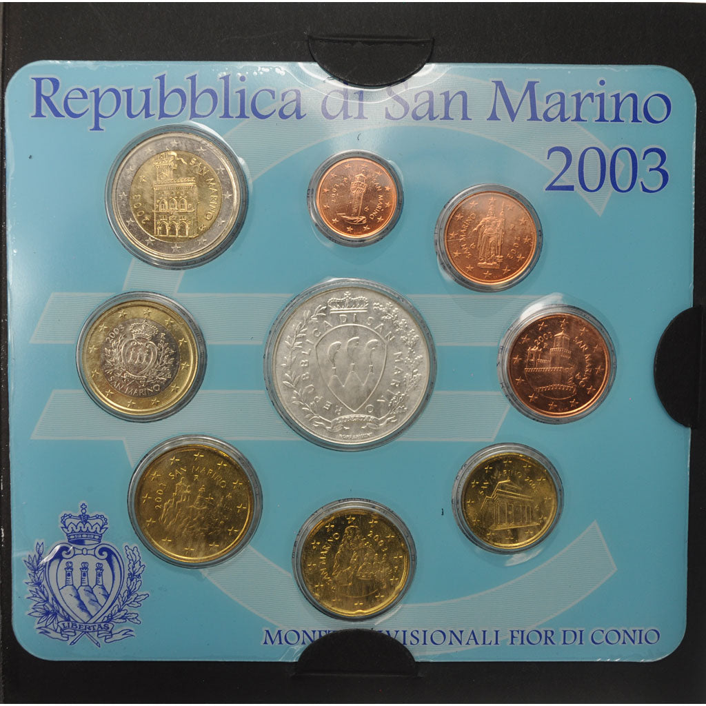 San Marino, Set, 2003, FDC