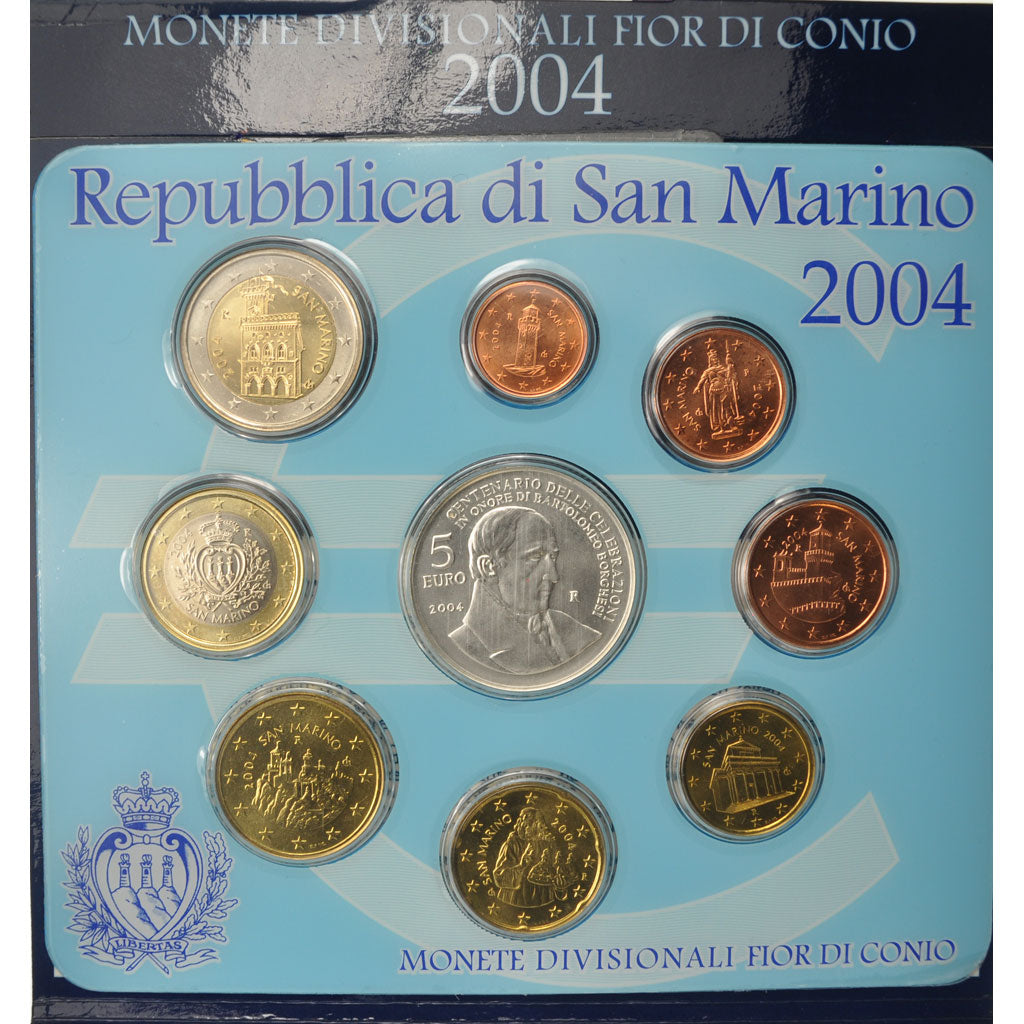 San Marino, Set, 2004, FDC, N.C.