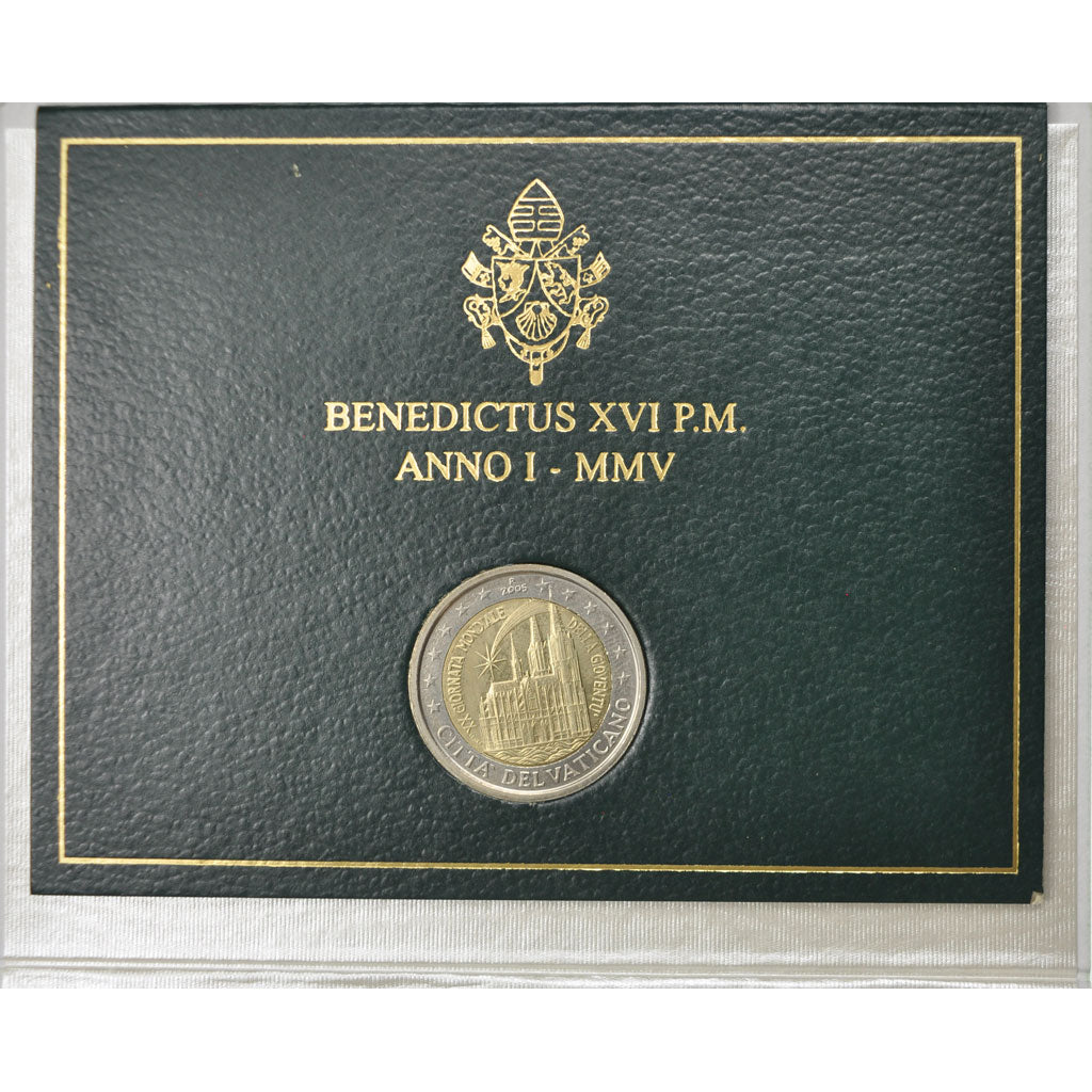 Vaticano, 2 Euro, 2005, FDC, Bi-metallico