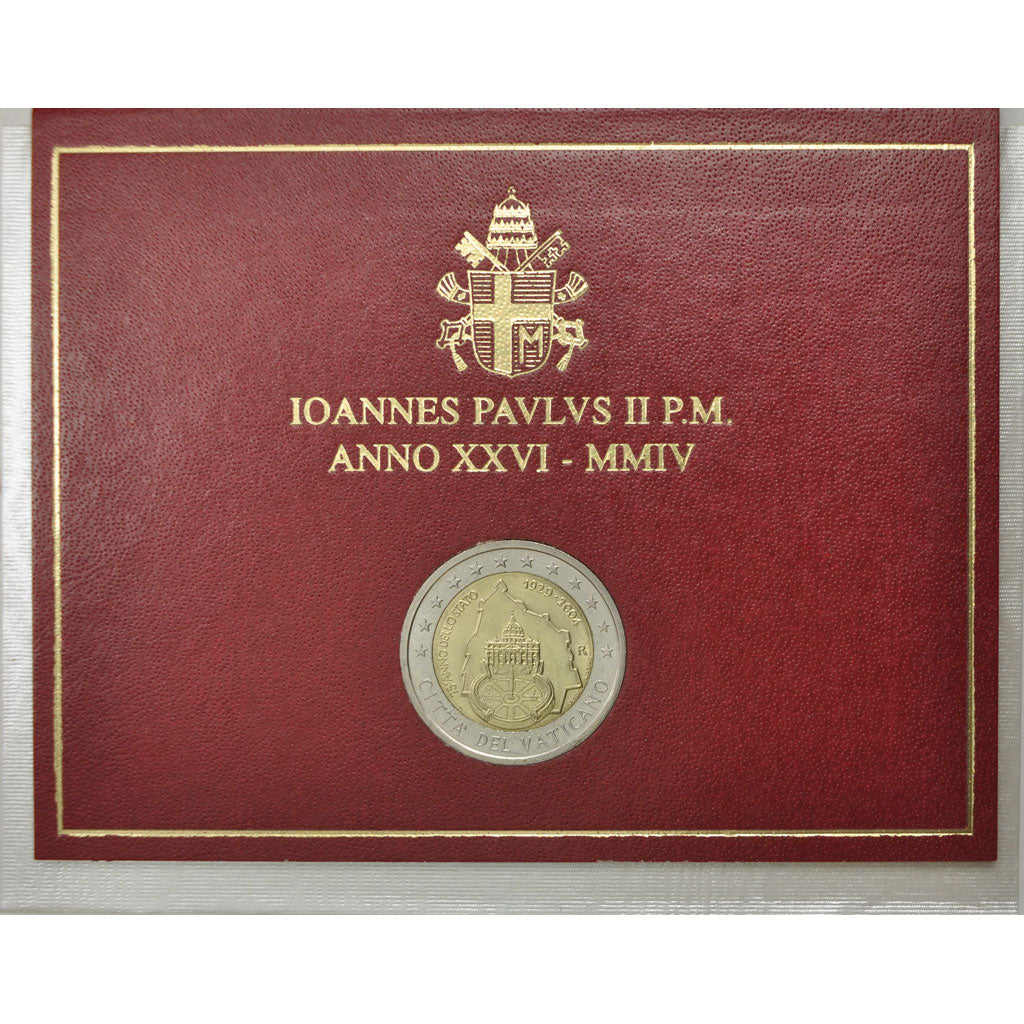 Vatican, 2 Euro, 2004, MS(65-70), Bi-Metallic