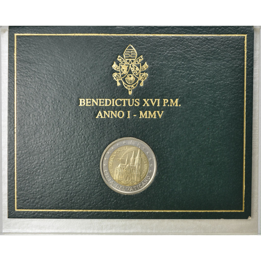Vaticano, 2 Euro, 2005, FDC, Bimetálico