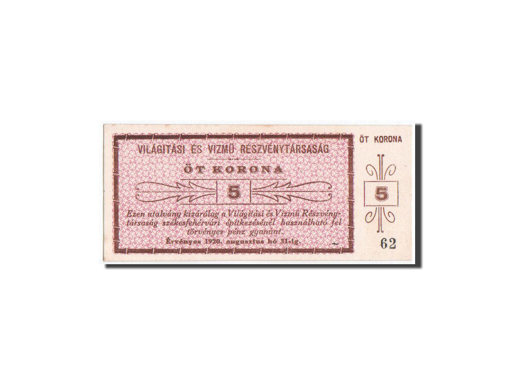 Banknote, Hungary, 5 Korona, 1920, UNC(65-70)