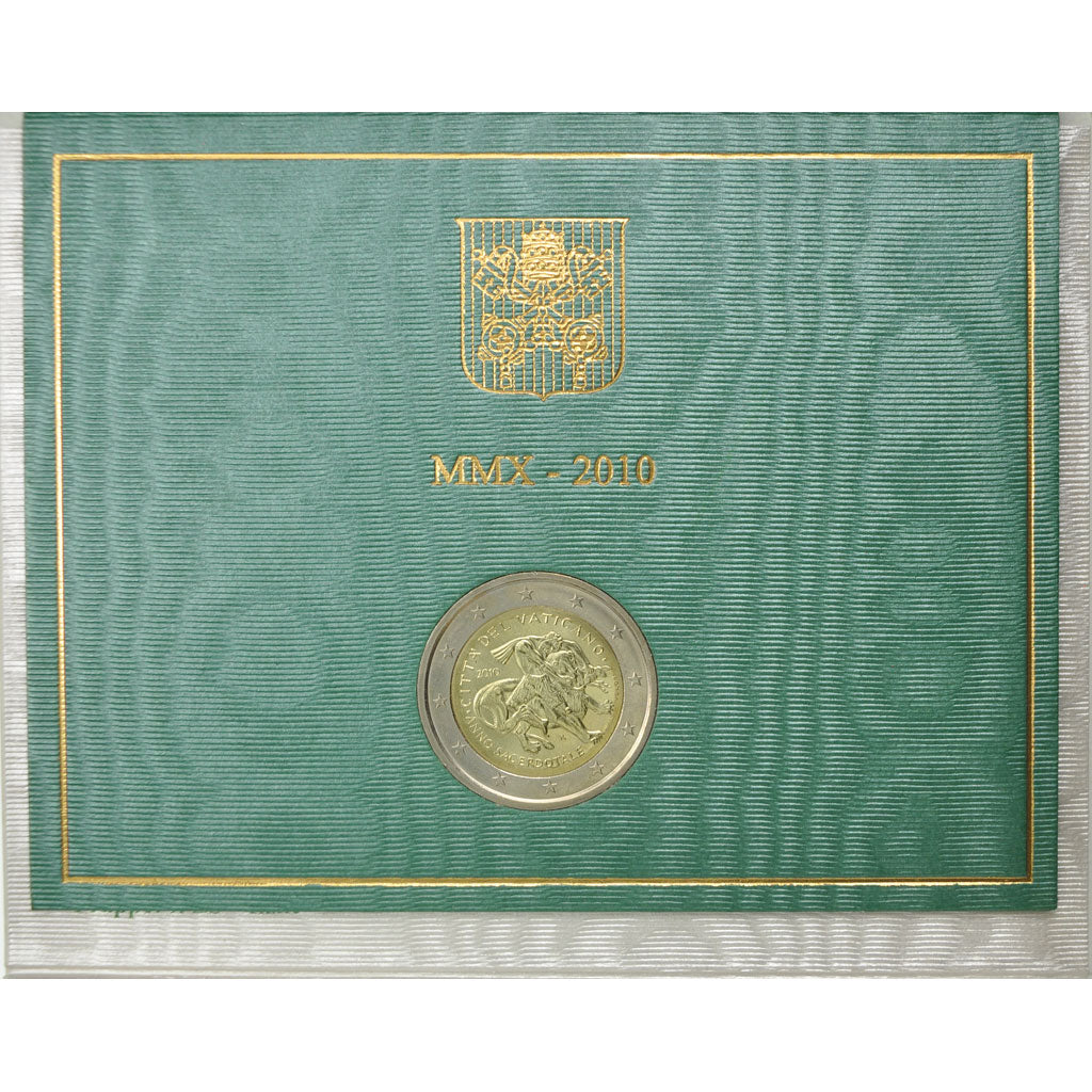 Vatikan, 2 Euro, 2010, STGL, Bi-Metallic