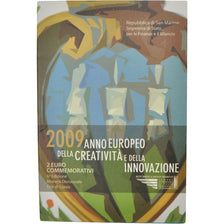 San Marino, 2 Euro, 2009, FDC, Bi-metallico