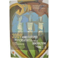 San Marino, 2 Euro, 2009, MS(65-70), Bi-Metallic
