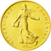 Coin, France, Semeuse, Franc, 1974, MS(65-70), Gold, KM:P502, Gadoury:104.P3