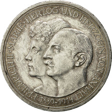 Coin, German States, ANHALT-DESSAU, Friedrich II, 3 Mark, 1914, Berlin