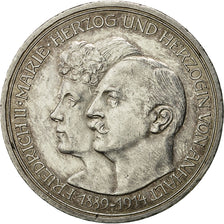 Moneta, Stati tedeschi, ANHALT-DESSAU, Friedrich II, 3 Mark, 1914, Berlin, SPL-