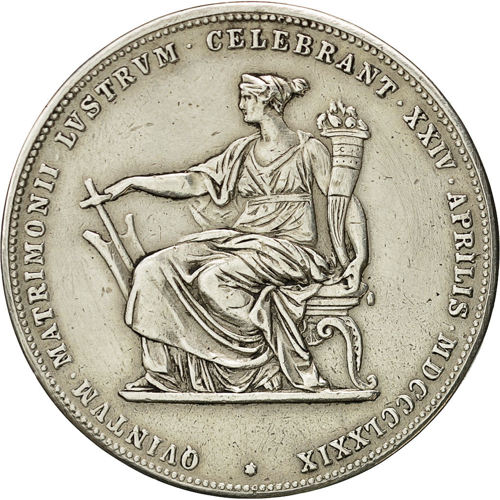 Moneta, Austria, Franz Joseph I, 2 Gulden, Zwei, 1879, BB, Argento, KM:M5