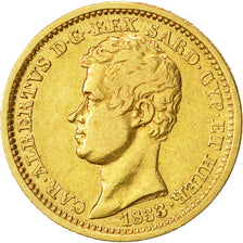 Moneda, Estados italianos, SARDINIA, Carlo Alberto, 10 Lire, 1833, Torino, MBC