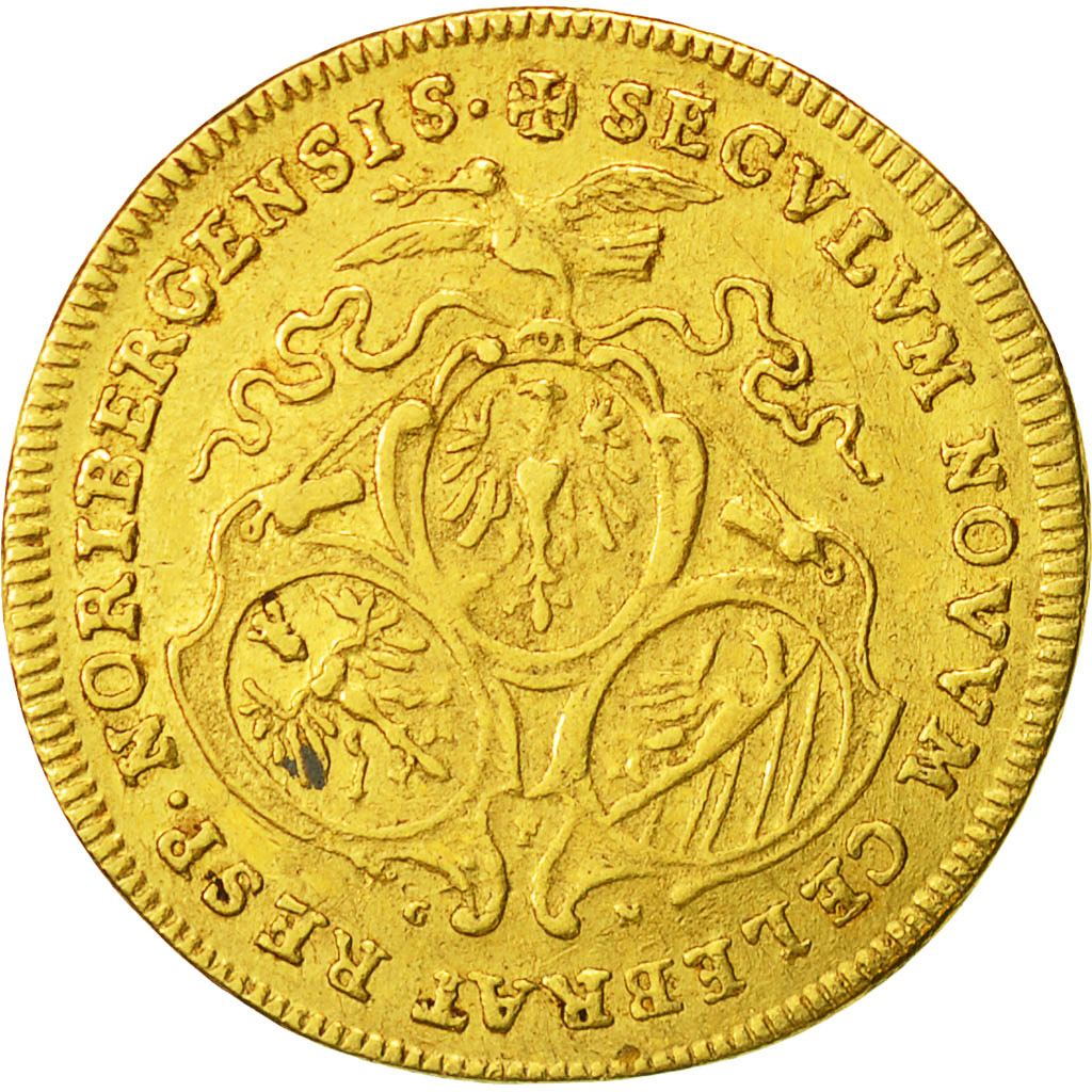 Coin, German States, NURNBERG, Ducat, 1700, EF(40-45), Gold, KM:257