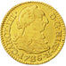 Monnaie, Espagne, Charles III, 1/2 Escudo, 1786, Madrid, TTB, Or, KM:425.1