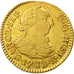 Coin, Spain, Charles III, 1/2 Escudo, 1788, Seville, EF(40-45), Gold, KM:425.2