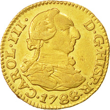 Monnaie, Espagne, Charles III, 1/2 Escudo, 1788, Madrid, TTB, Or, KM:425.1