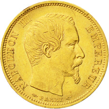 Coin, France, Napoleon III, Napoléon III, 10 Francs, 1854, Paris, AU(50-53)