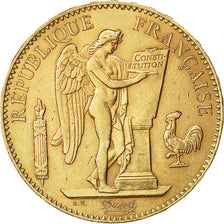 Munten, Frankrijk, 100 Francs, 1910, Paris, ZF+, Goud, KM:858, Gadoury:1137a