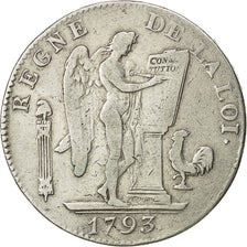 Munten, Frankrijk, Écu de 6 livres françoise, 6 Livres, 1793, Paris, FR+