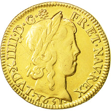 Münze, Frankreich, Louis XIV, Louis d'or à la mèche longue, Louis d'Or, 1651