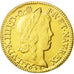 Münze, Frankreich, Louis XIV, Louis d'or à la mèche longue, Louis d'Or, 1651