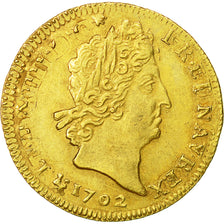 Coin, France, Louis XIV, Louis d'or aux 8 L et aux insignes, Louis d'Or, 1702