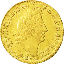 Munten, Frankrijk, Louis XIV, Louis d'or aux 4 L, Louis d'Or, Lille, ZF, Goud