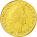 Munten, Frankrijk, Louis XIV, Louis d'or aux 4 L, Louis d'Or, Lille, ZF, Goud