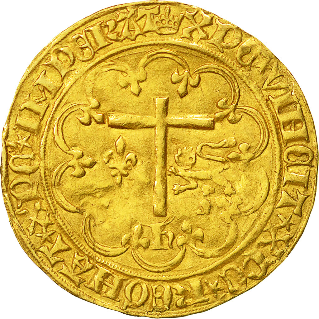 Moneda, Francia, Henri VI de Lancastre, Salut d'or, Paris, MBC, Oro