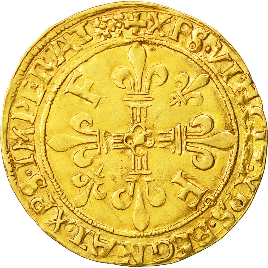 Moneda, Francia, François Ier, Écu d'or, Ecu d'or, Lyons, MBC, Oro