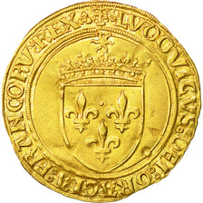 Coin, France, Louis XII, Ecu d'or, Lyon, AU(50-53), Gold, Duplessy:647