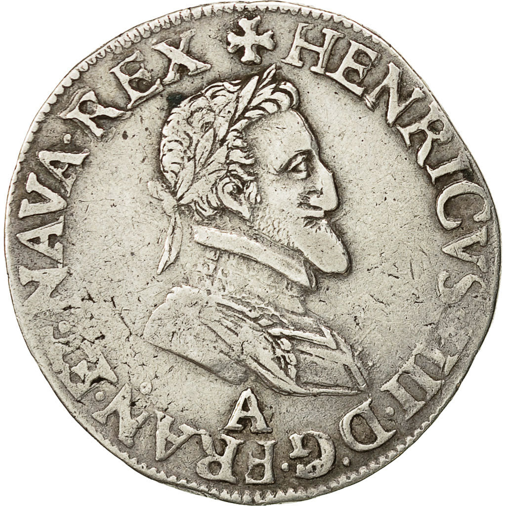 Monnaie, France, Henri IV, Demi Franc, 1602, Paris, TB+, Argent, Sombart:4792
